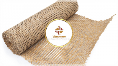 Comparison of natural and synthetic rattan webbing roll