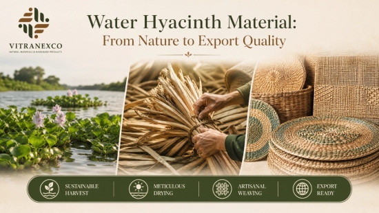 Water Hyacinth Material: From Nature to Export Quality
