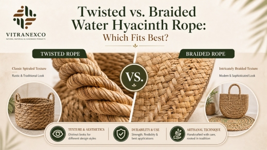 Twisted vs. Braided Water Hyacinth Rope: Which Fits Best?