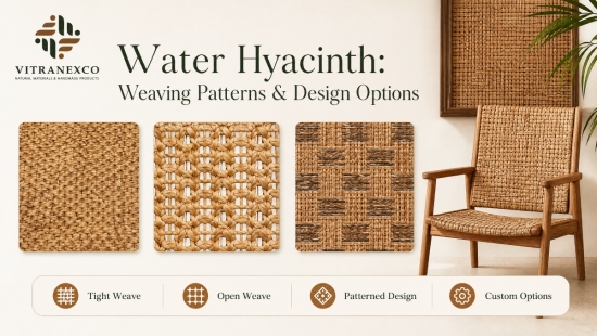 Water Hyacinth Sheets: Weaving Patterns & Design Options