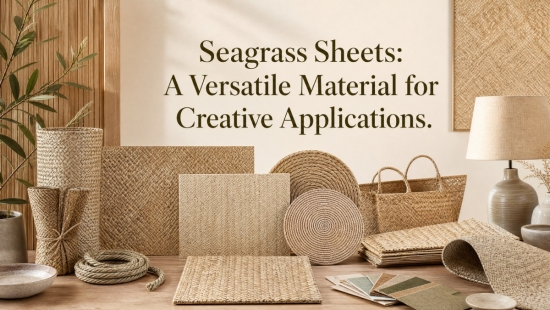 Seagrass Sheets: A Versatile Material for Creative Applications