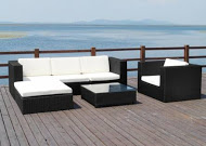 Rattan sunbed modern design, nice looking