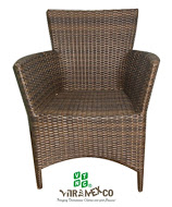Stackable rattan chair