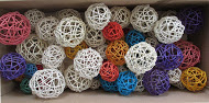 Christmas Rattan ball decoration