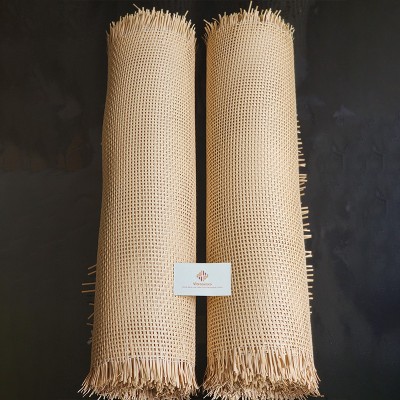 PVC square rattan cane webbing