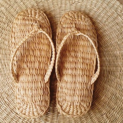 Handmade Natural Seagrass Slipper Sandals