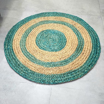 Color Mixed Round Water Hyacinth Mat