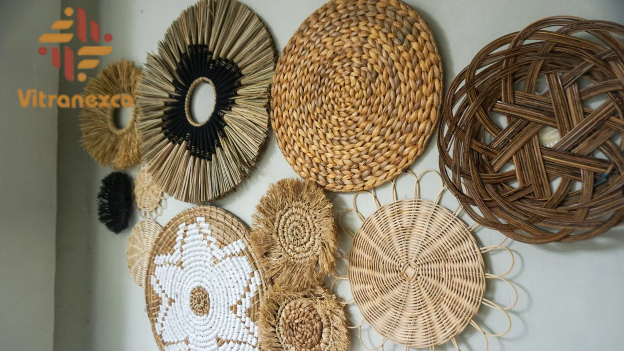 3 Decorative rattan items