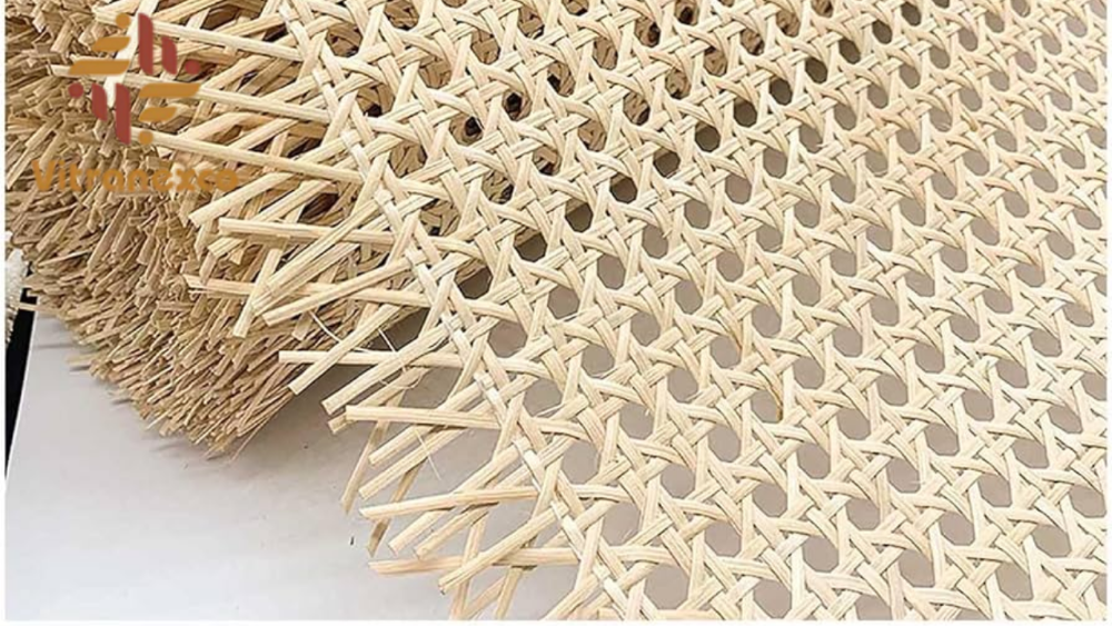 Natural rattan webbing