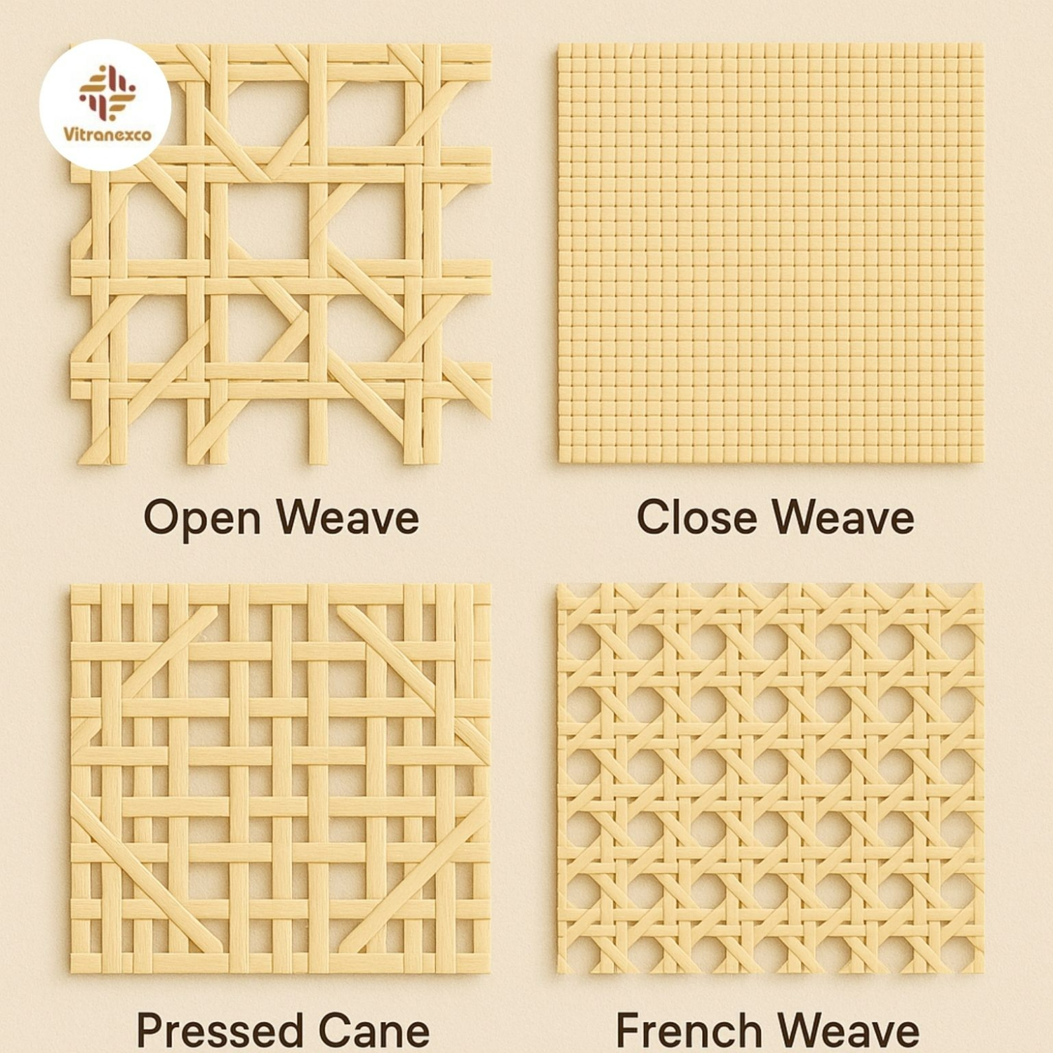 Rattan cane webbing export from Vietnam (1)