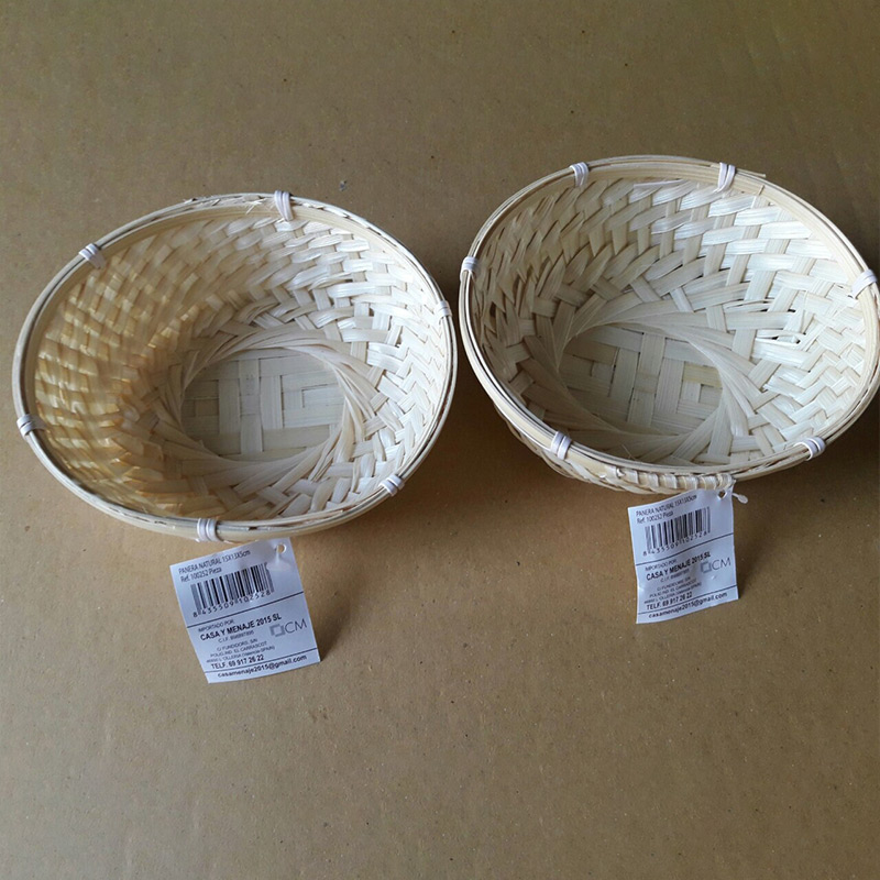 Woven Vietnamese Bamboo Baskets