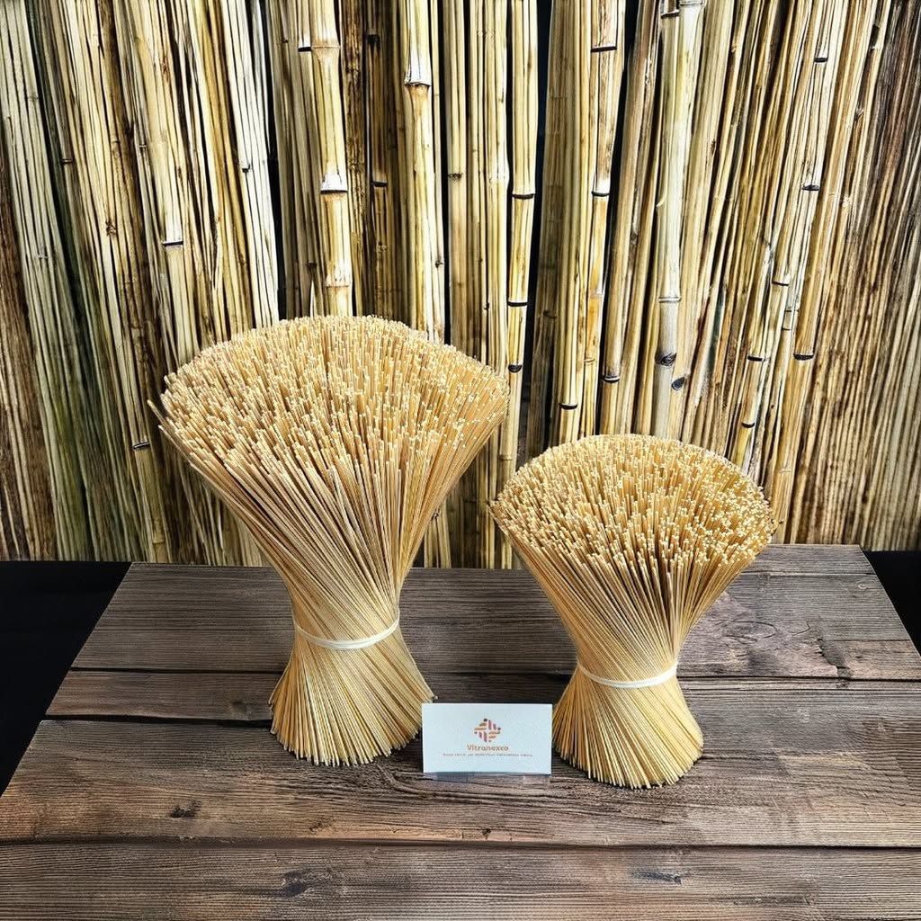 Elegant bamboo tabletop setup in luxury restaurant