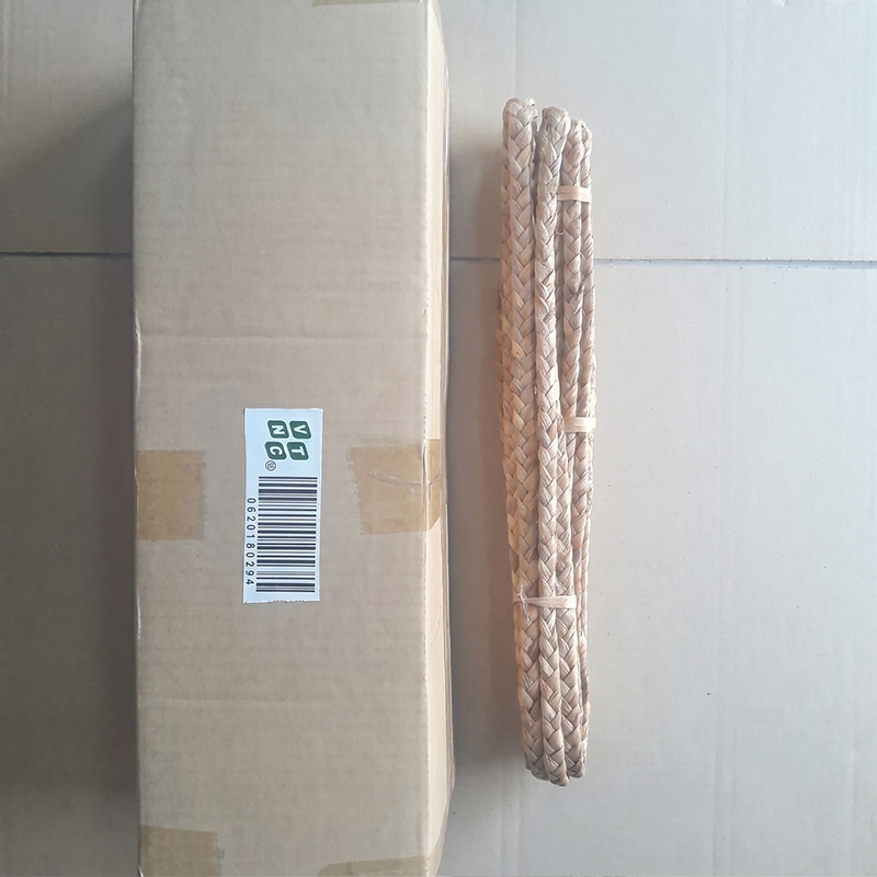 Braided flat strap water hyacinth rope for storage bins and handicrafts