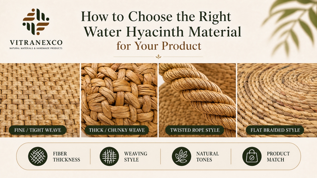 Sourcing Water Hyacinth Material Formats for Manufacturing - Vitranexco