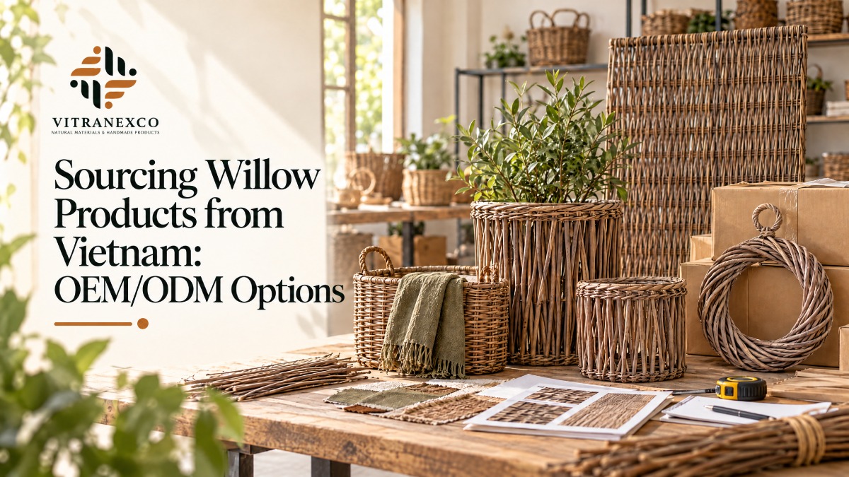 Factory-direct natural Vietnamese willow branch products supply and OEM ODM customization banner