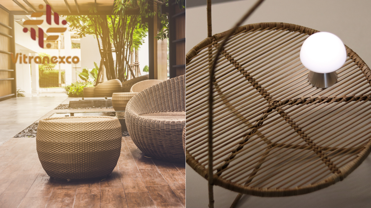 6 Premium Vietnam rattan cane webbing for tables